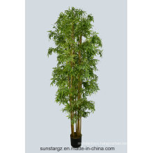 PE Bamboo Tree Artificial Plant with Pot for Garden Decoration (48591)